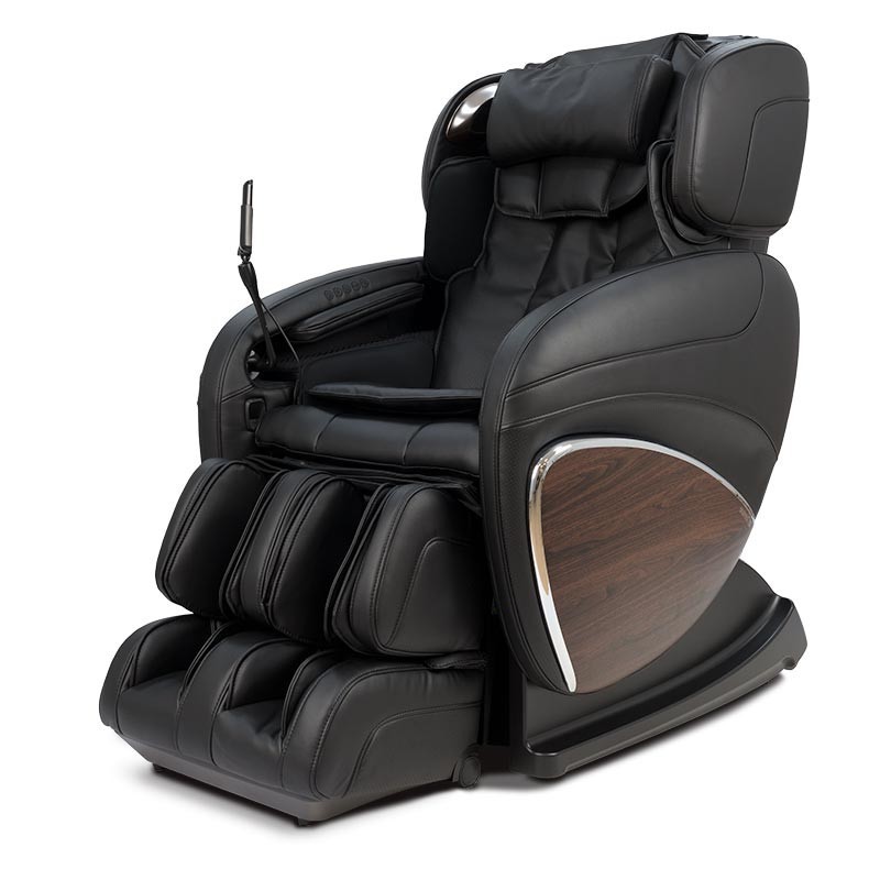 Fauteuil de massage Evasion 3D noir brillant