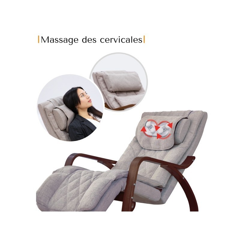 Massage cervicales du du siège massant Youki