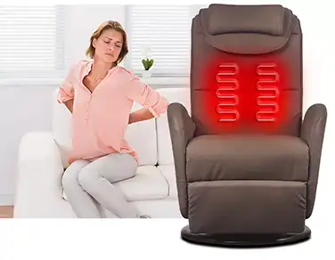Fonction chauffante du fauteuil massant Relax Home