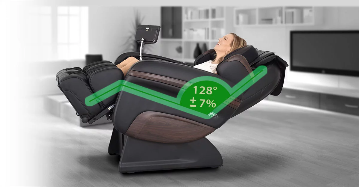 Position zéro gravité du fauteuil de massage Mediform