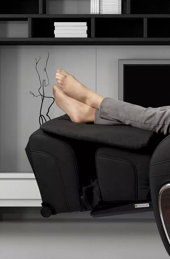 Repose jambes du fauteuil de massage Evasion 3D