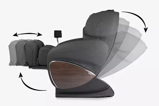 Multi positions du fauteuil massant Evasion 3D