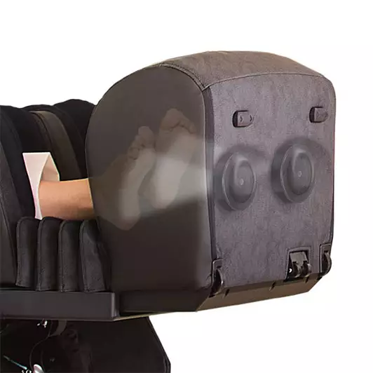 capteur de taille du fauteuil massant